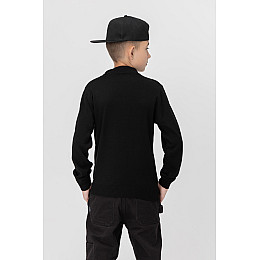 Светр однотонний для хлопчика MAGO 4113 152 см Чорний (2000989919148)