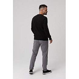 Пуловер однотонный мужской FIGO 6976 M Черный (2000989965275)