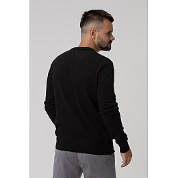 Пуловер однотонный мужской FIGO 6976 XL Черный (2000989965312)