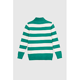 Светр з візерунком для хлопчика Lizi Kids 3272 92 см Зелений (2000990030931)