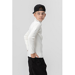 Свитер однотонный для мальчика Lizi Kids 3271 152 см Молочный (2000990031082)