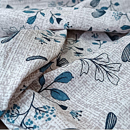 Вафельный халат Luxyart Кимоно размер (54-56) XL 100% хлопок (LS-4385)