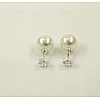 Пусеты с жемчугом Maxi Silver 8610