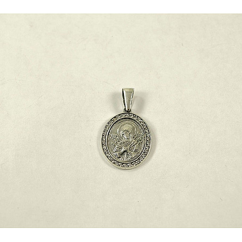 Ладанка Божа Матір Семистрільна Maxi Silver 8929