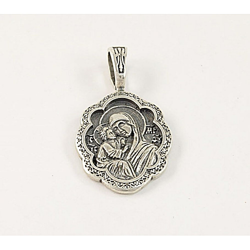 Иконка Божья Матерь Maxi Silver 7164