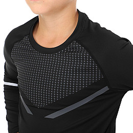 Футболка компрессионная мужская с длинным рукавом LIDONG UA-517 28 Черный (06531074)