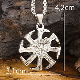 Кулон Win Колядник 4,2х3,1 Стальной (27502)