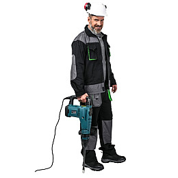 Куртка LAHTI PRO L 52 см Черный с серым (L4040752)