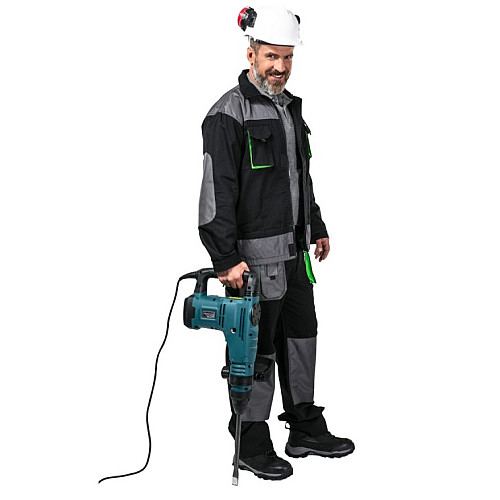 Куртка LAHTI PRO L 52 см Черный с серым (L4040752)