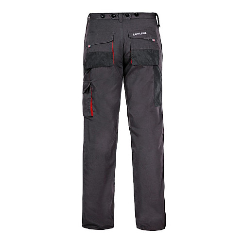 Брюки LAHTI PRO L 52 см Черный с красным (LPSR0152)