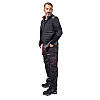 Брюки LAHTI PRO 54 Черный с красным (LPSR0154)