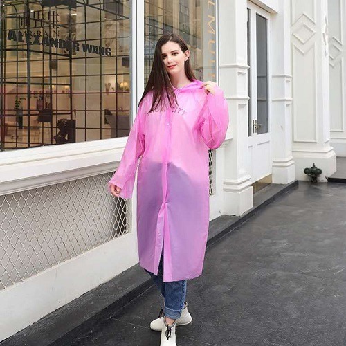 Дощовик HOME одноразовий One Size рожевий R30807