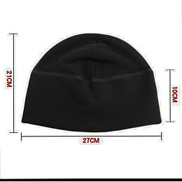 Шапка флісова Чорна YS-M-01 27х21 см Бандана-трансформер