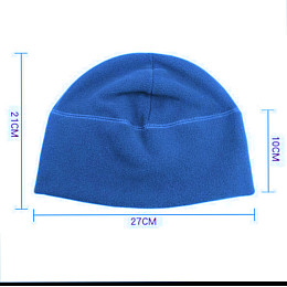 Шапка флісова Синя YS-M-06 27х21 см Бандана-трансформер