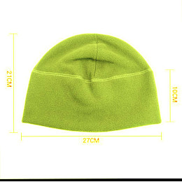 Шапка флісова Зелена неонова YS-M-09 27х21 см Бандана-трансформер