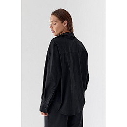 Рубашка SL-FASHION 481.1 44 Черный