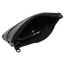 Ключница чехол из натуральной кожи Lorenti Черный (KL01GG black)