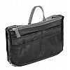 Дорожная косметичка несессер Satis Черный с серым (02712 black)