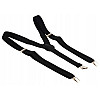 Подтяжки мужские для брюк Martom 100 х 2,5 см Черный (BQ6A black)