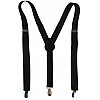 Подтяжки мужские для брюк Martom 100 х 2,5 см Черный (BQ6A black)