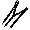 Подтяжки мужские для брюк Martom 100 х 2,5 см Черный (BQ6A black)