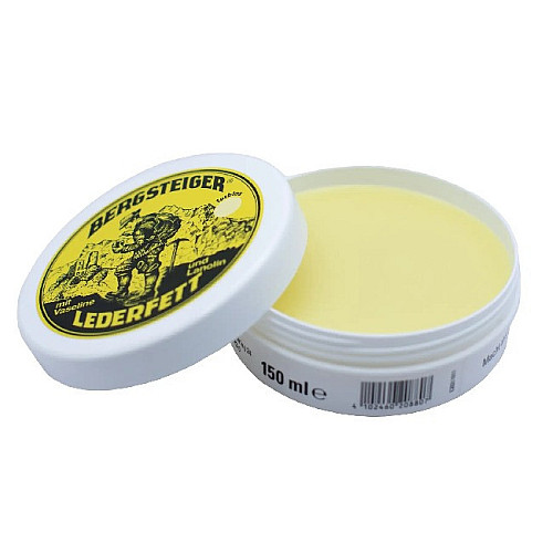 Влагоотталкивающее средство для обуви Hey-Sport Bergsteiger-Leather-Grease 150 ml Сolourless (20880000)