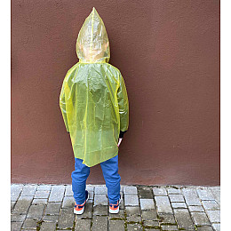 Плащ-дощовик дитячий на липучках від дощу Stenson 2037