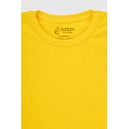 Футболка однотонна дитяча Ecrin 92110 98 см Жовтий (2000990179685)