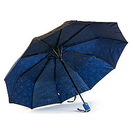 Жіночий парасолька напівавтомат Bellisimo Синій (PODM524-3)