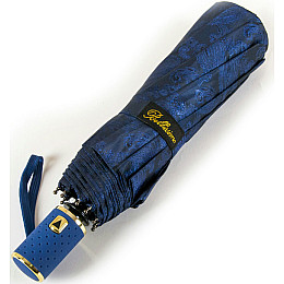 Жіночий парасолька напівавтомат Bellisimo Синій (PODM524-3)