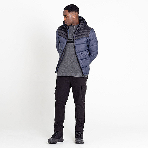 Куртка чоловіча зимова Dare 2B Hot Shot Hooded Baffled Jacket Ebony Grey/Black M
