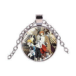 Кулон круглый Bioworld Литературные гении Бродячие Псы Bungo Stray Dogs (23158)