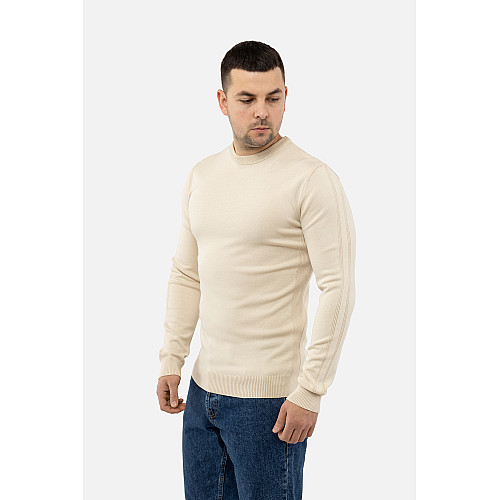Мужской джемпер M молочный Figo ЦБ-00241594