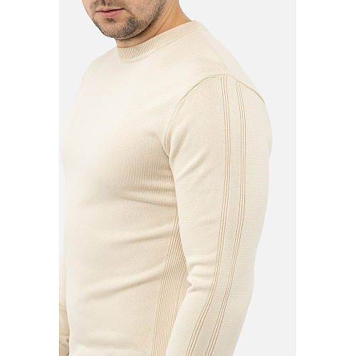 Мужской джемпер M молочный Figo ЦБ-00241594