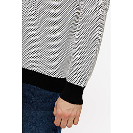 Мужской джемпер S черный Figo ЦБ-00203625