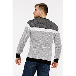 Мужской джемпер S черный Figo ЦБ-00203625