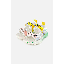 Босоніжки для дівчинки 31 біло-зелений Мышонок ЦБ-00179567