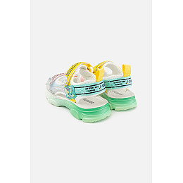 Босоніжки для дівчинки 31 біло-зелений Мышонок ЦБ-00179567