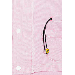 Ветровка для девочки с капюшоном 92 розовый WORRN ЦБ-00209814