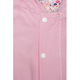 Ветровка с капюшоном для девочки 134 розовый WORRN ЦБ-00209815