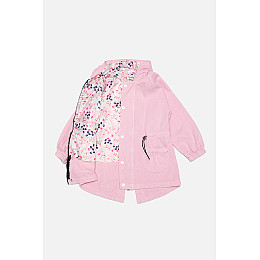 Ветровка с капюшоном для девочки 134 розовый WORRN ЦБ-00209815