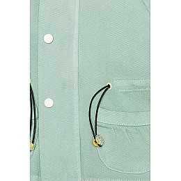 Ветровка с капюшоном для девочки 92 оливковый WORRN ЦБ-00209816