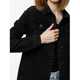 Джинсовая куртка женская L черный FREE BLUE ЦБ-00214174