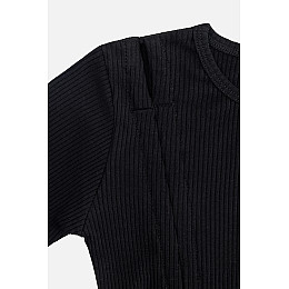 Футболка с длинным рукавом для девочки 140 черный Breeze ЦБ-00241838