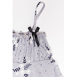 Сарафан для девочки 122 серый Toontoy ЦБ-00160276