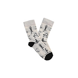 Носки RAO Йога Скелеты 39-41 бежевые