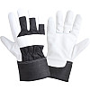 Перчатки защитные кожаные LahtiPro 2725 10(XL) черно-белые