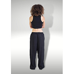 Вільні однотонні штани Base RAO WEAR OneSize зріст 155-165 см чорний