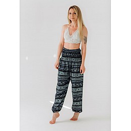 Східні штани з широкою гумкою Elephant Midnight RAO WEAR One Size зріст 175-185 см темно-синій