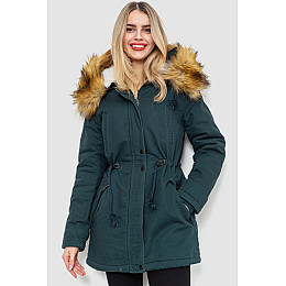Парка женская зимняя темно-зеленый 244R808 Ager S